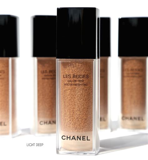 chanel water tint light deep|Chanel les beiges colour chart.